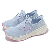 Skechers 休閒鞋 Edgeride-Impression Slip Ins 女鞋 藍 紫 套入式 厚底 150470PWPK