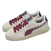 Puma 休閒鞋 Suede BZ Fringe 男鞋 米白 紅 藍 龍年 復古 麂皮 板鞋 39867301