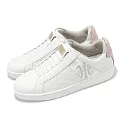 Royal Elastics 休閒鞋 Icon Lux 女鞋 白 粉 真皮 獨家彈力帶 回彈 經典 92551001