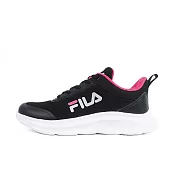 Fila Skyway [5-J315X-021] 女 運動休閒鞋 舒適 百搭 黑 桃紅