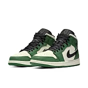 NIKE AIR JORDAN 1 MID SE 男籃球鞋-綠-852542301 US7 綠色