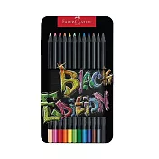【Faber-Castell】黑旋風極軟 油性色鉛筆 12色/盒 116413