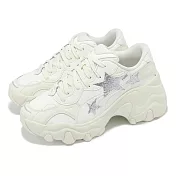 Puma 休閒鞋 Pulsar Wedge Star 女鞋 厚底 米白 銀 星星 老爹鞋 增高  39867501