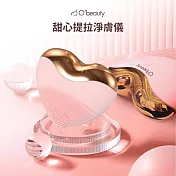 【Obeauty 奧緹】甜心提拉淨膚儀USB硅膠防水深層潔淨洗臉機按摩器(UFS-030) 粉色