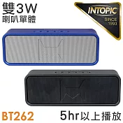 INTOPIC 廣鼎 多功能藍牙喇叭(SP-HM-BT262) 灰色