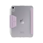 JTLEGEND iPad mini 7/6共用8.3吋 2024/2021 Ness相機快取多角度折疊防潑水布紋保護殼(無筆槽) 紫