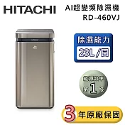 HITACHI 日立 23公升 RD-460VJ AI超變頻除濕機 隱霧鈦 一級能效 可退貨物稅
