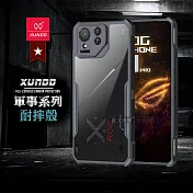 XUNDD訊迪 軍事防摔 ASUS ROG Phone 9 Pro Edition 鏡頭全包覆 清透保護殼 手機殼(夜幕黑)