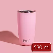 《S’well》Tumbler不鏽鋼滑蓋保溫杯 | 保冰 保冷 - 櫻花粉530ml