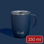 《S’well》Mug不鏽鋼滑蓋保溫馬克杯 | 保溫杯 保冷保冰杯 推蓋直飲杯 環保杯 便攜杯 咖啡杯 隨行杯 - 海軍藍350ml