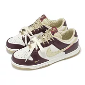 Nike 休閒鞋 Wmns Dunk Low LX 女鞋 酒紅 金 金勾 CNY 新年 蛇年 HV5991-171