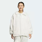 ADIDAS LOUNGE BOA JKT 女刷毛外套-JJ3575 L 白色