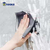 【UTOOKII】超細纖維魚鱗紋抹布- 灰色