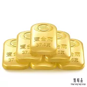 【點睛品】壹台兩x6塊 黃金金條_計價黃金(共約225克)