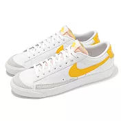 Nike 休閒鞋 Blazer Low 77 VNTG 男鞋 白 黃 復古 百搭 低筒 DA6364-112