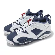 Nike 高爾夫球鞋 Jordan Retro 6 Golf Olympic 男鞋 藍 白 鞋釘 休閒鞋 高球 DV1376-101