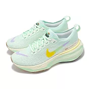 Nike 慢跑鞋 Wmns ZoomX Invincible Run FK 3 女鞋 綠 黃 回彈 運動鞋 HF5729-391 23cm GREEN/GOLD