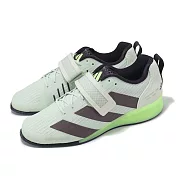 adidas 舉重鞋 Adipower Weightlifting III 男鞋 綠黑 魔鬼氈 支撐 穩定 訓練鞋 IF0530