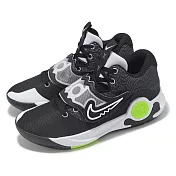 Nike 籃球鞋 KD Trey 5 X EP 黑 白 Durant 螢光綠 氣墊 魔鬼氈 運動鞋 DJ7554-007 25.5cm BLACK/WHITE-VOLT