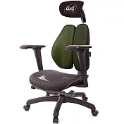 GXG 大網座 雙背工學椅(電競腳/4D升降扶手) TW-3676 KGA3