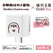 Maktar QubiiDuo USB-C 備份豆腐 卡娜赫拉的小動物 256GB組合 閃爍P助+卡娜256G記憶卡