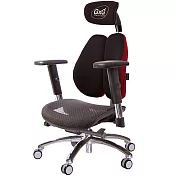 GXG 大網座 雙背工學椅(鋁腳/SO金屬扶手) TW-3676 LUA5