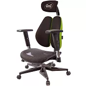 GXG 大網座 雙背工學椅(電競腳/SO金屬扶手) TW-3676 KGA5