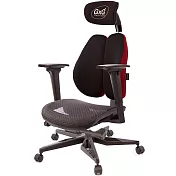 GXG 大網座 雙背工學椅(電競腳/3D升降扶手) TW-3676 KGA9