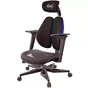 GXG 大網座 雙背工學椅(電競腳/3D手遊休閒扶手) TW-3676 KGA9M