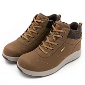 MOONSTAR月星 雪地止滑防水鞋 JP25 褐灰