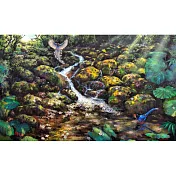 【玲廊滿藝】盧來全-愛相隨-II80x130cm