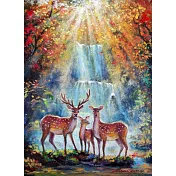 【玲廊滿藝】盧來全-沐祿在幸福光中45x33cm