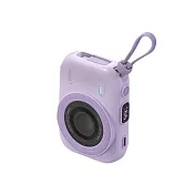 HANG PD3C無線磁吸行動電源 10000mAh 可充APPLE WATCH 紫色