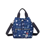 【Hello Kitty】皇家航海-束口水桶包-深藍 KT03J05NY