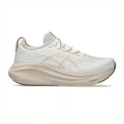 Asics Gel-nimbus 27 [1012B753-102] 女 慢跑鞋 彈力 支撐 緩震 米白 粉紅