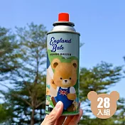 英國貝爾熊 通用卡式瓦斯罐 220g 28入組