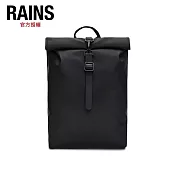 Rains Rolltop Rucksack Mini W3 經典防水迷你捲蓋後背包(13330) Black