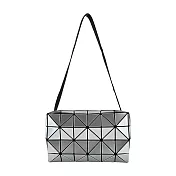 ISSEY MIYAKE 三宅一生 BAOBAO 4x6 CARTON 亮面立體側背包- 銀
