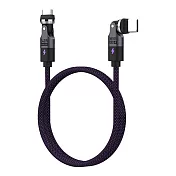 ENERGY FORT Type-C to Type-C 540° 旋轉數據線(240W)(1.2M) 120CM 充電線 -黑色