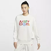 NIKE AS W NSW OS CREW 女 圓領套頭衫-HV8462133 S 白色