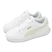 Puma 休閒鞋 Caven 2.0 男鞋 女鞋 白 米黃 皮革 低筒 復古 小白鞋 39229053