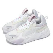 Puma 休閒鞋 RS-X Soft Wns 女鞋 白 米白 紫 拼接 緩衝 老爹鞋 39377209 25cm WHITE/PURPLE