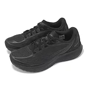 Saucony 慢跑鞋 Mirage Flow 男鞋 黑 緩衝 透氣 全黑 運動鞋 索康尼 S28214100