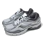 Saucony 休閒鞋 Progrid Omni 9 男鞋 白 銀 灰 拼接 網布 復古跑鞋 索康尼 S707398