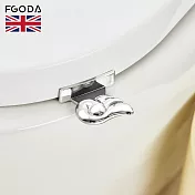 【英國FGODA】馬桶提蓋器/掀蓋器-3入- 銀色