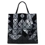 ISSEY MIYAKE 三宅一生 BAOBAO 6x6亮面手提包- 黑