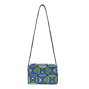 ISSEY MIYAKE 三宅一生 BAOBAO 2X3 ENSEMBLE 斜背包- 藍綠混合