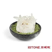 石頭記 開運擺件-療癒水晶簇(限量-大) 橄欖石