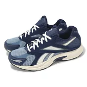 Reebok 休閒鞋 Road Prime 男鞋 藍 米白 拼接 緩衝 復古跑鞋 100220527