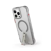 SKINARMA iPhone 16 Pro / 16 Pro Max Helix 磁吸帶支架相機鈕防摔手機殼  iPhone 16 Pro Max 鈦銀